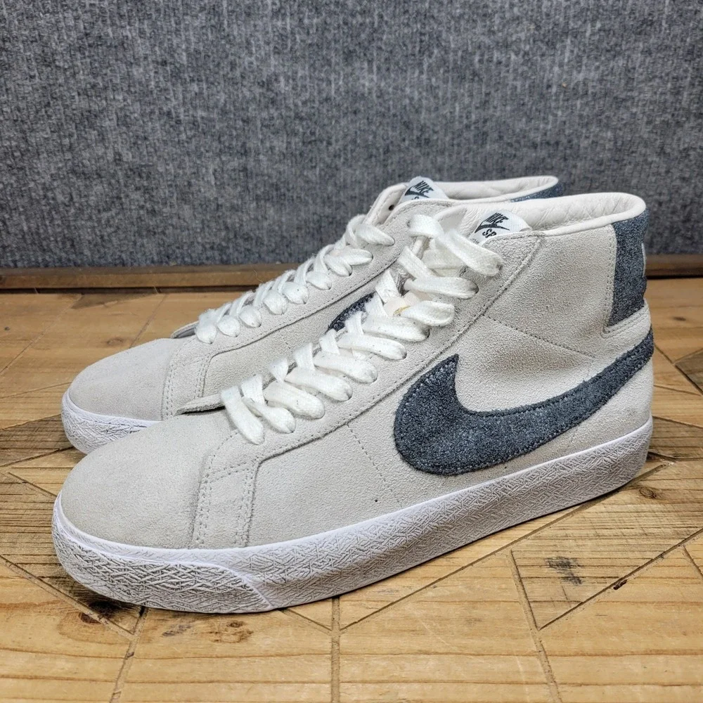 Nike SB Blazer Mid Faded Sail DA1849-002 Mens 9 Trainers Shoes Sneaker Suede